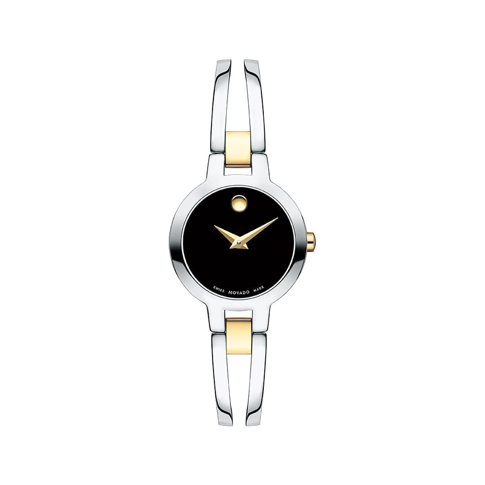 Movado 0607471 Esperanza 25mm Black Dial Diamond Ladies Watch
