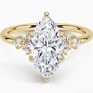 14k Yellow Gold Engagement Ring For Danny Patlin