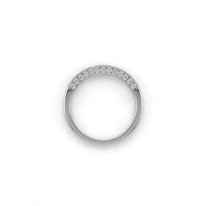 Simon G 18K White Gold Diamond Wedding Band - 0.20 ctw