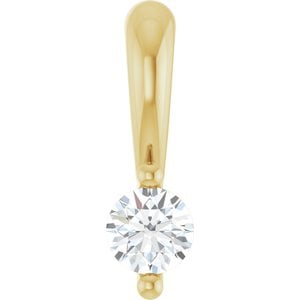 Lab-Grown Diamond Solitaire Pendant