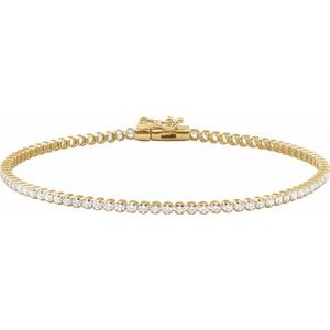 Lab-Grown Diamond Lightweight Line Bracelet