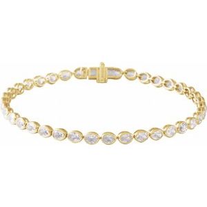 Lab-Grown Diamond Line Bracelet