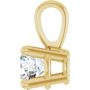 Lab-Grown Diamond Solitaire Pendant - Image 3