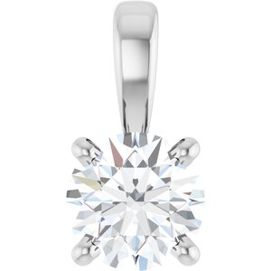 Lab-Grown Diamond Solitaire Pendant - Image 7