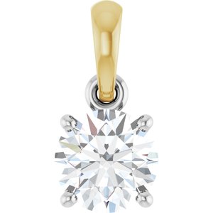 Lab-Grown Diamond Solitaire Pendant