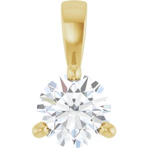 Lab-Grown Diamond Solitaire Pendant