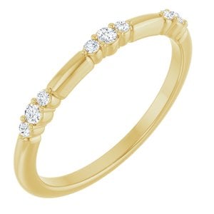 Lab-Grown Diamond Cluster Station Stackable Ring