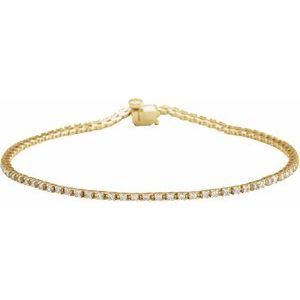 Lab-Grown Diamond Line Bracelet